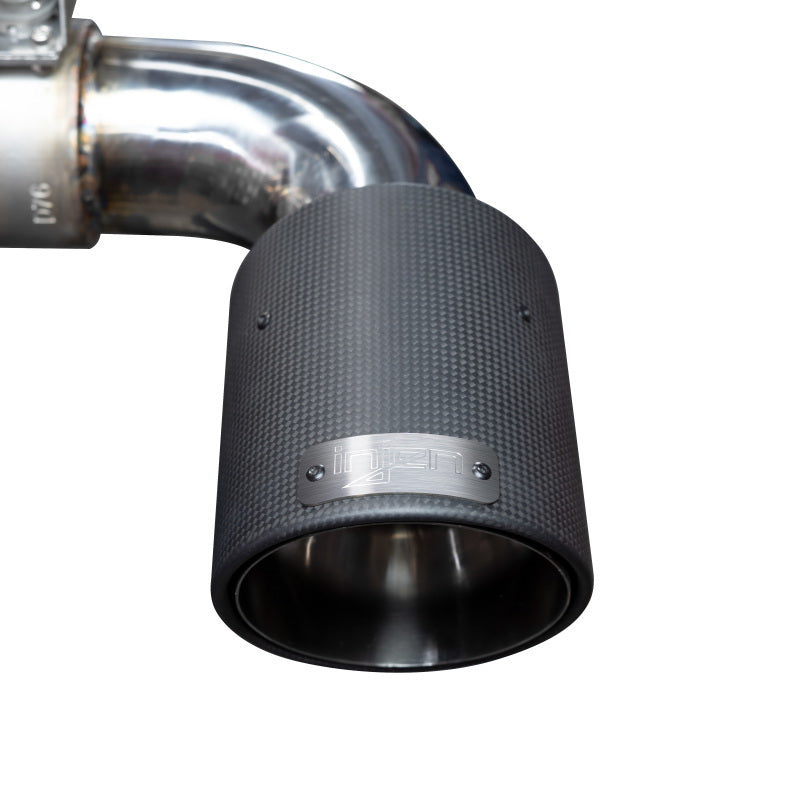 Injen 20-21 Toyota Supra 3.0L Turbo 6cyl SS Cat-Back Exhaust w/ Carbon Fiber Tips-thumbmail-2