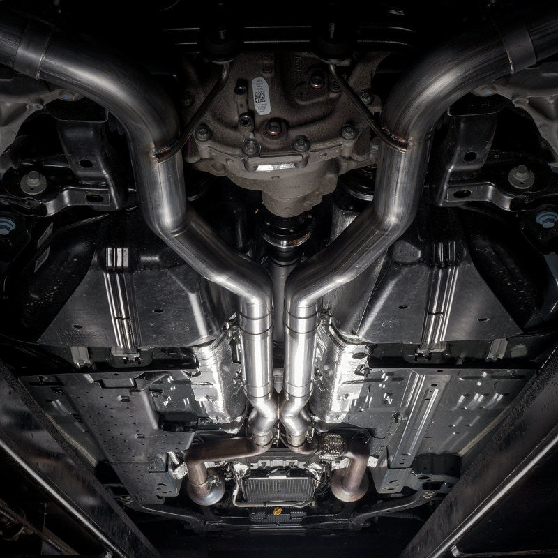 Stainless Works 18+ Ford Mustang GT Redline Cat-Back Performance Connect X-Pipe w/ Active Valves-thumbmail-7