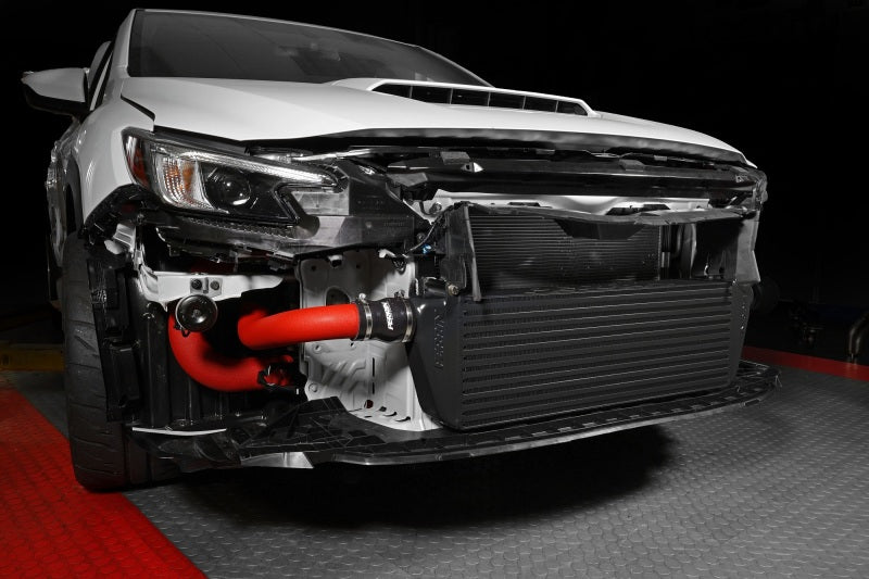 Perrin 22-23 Subaru WRX Front Mount Intercooler Kit (Red Tubes & Black Core)-thumbmail-25