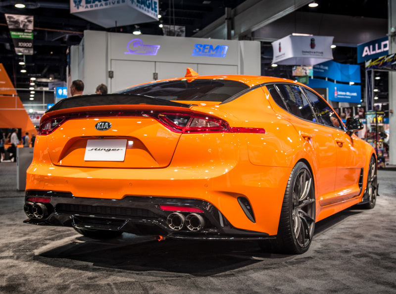 Borla 2018 Kia Stinger 2.0L/3.3L AT RWD/AWD 2.25in Carbon Fiber Tip Kit-thumbmail-2