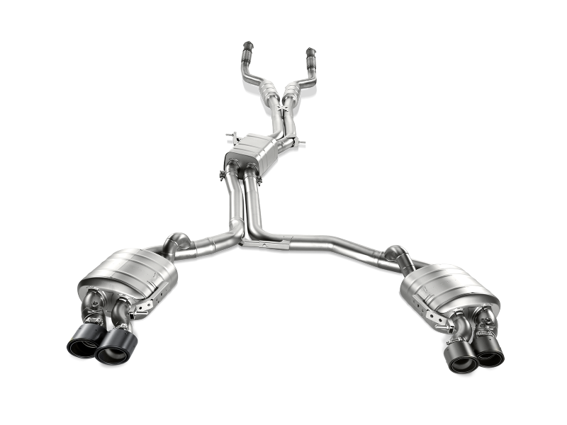 Akrapovic 13-17 Audi S6 Avant/Limousine (C7) Evolution Line Cat Back (Titanium) w/ Carbon Tips-thumbmail-15