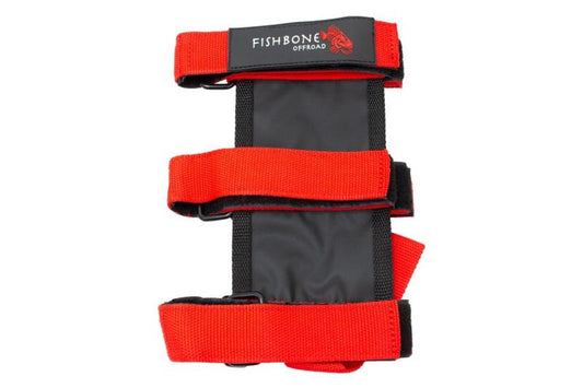 Fishbone Offroad Padded Roll Bar Red Fire Extinguisher Holder