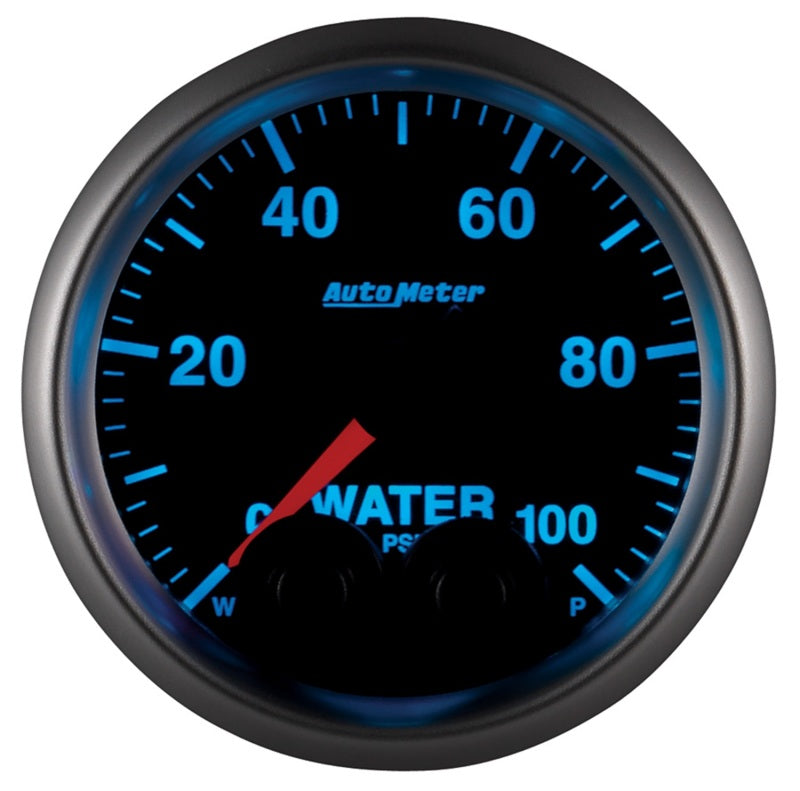 AutoMeter Gauge Water Press 2-1/16in. 100PSI Stepper Motor W/Peak & Warn Elite-thumbmail-7
