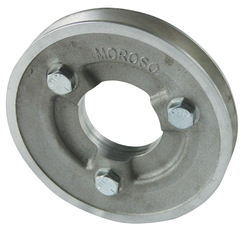 Moroso Chevrolet Big Block 396-454 (w/Short Pump) Crankshaft Pulley - Single Groove - Cast Aluminum-thumbmail-1