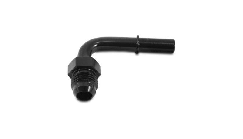 Vibrant 90 Degree Male AN Push-On EFI Adapter AN -6 Barb 0.375in-thumbmail-2