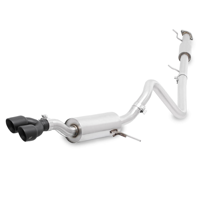 Mishimoto 14-16 Ford Fiesta ST 1.6L 2.5in Stainless Steel Resonated Cat-Back Exhaust w/ Black Tips-thumbmail-7