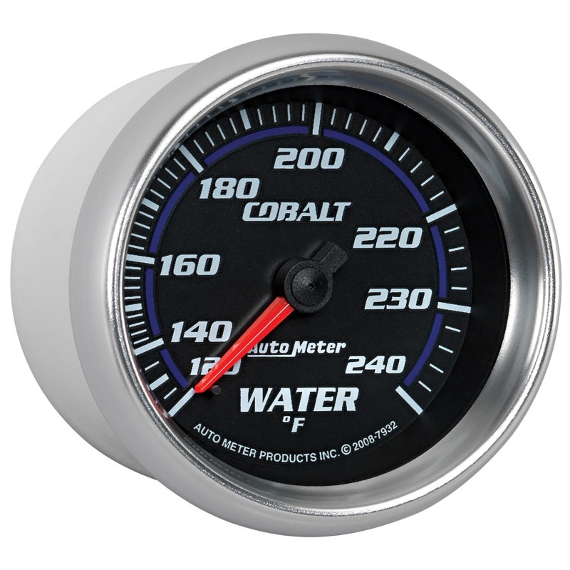 Autometer Cobalt 66mm 120-240 Degree F Mechanical Water Temperature Gauge-thumbmail-6