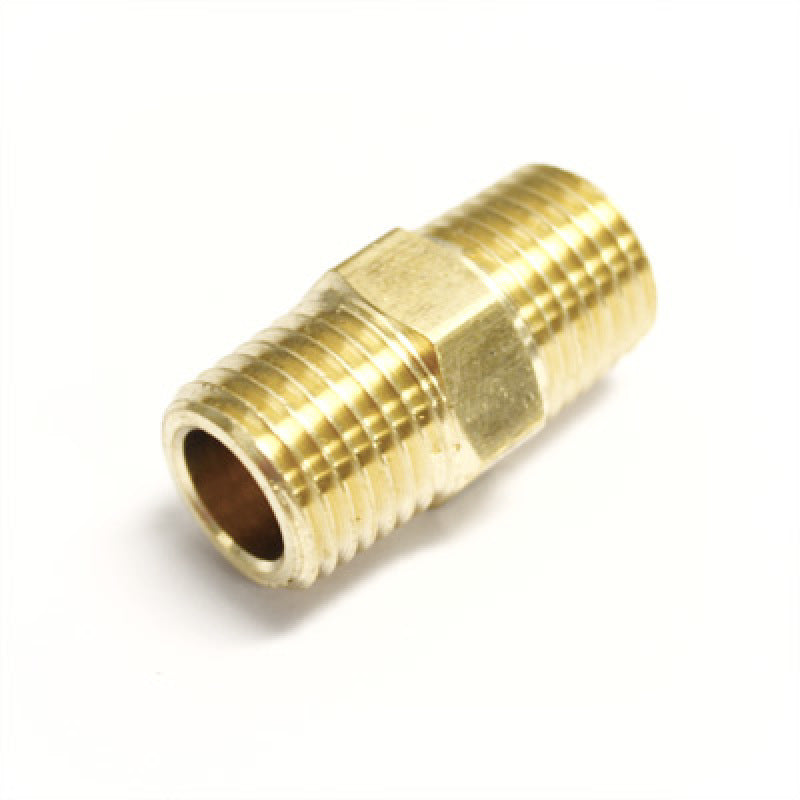 Ridetech Airline Fitting Nipple 1/4in NPT x 1in Long w/ Hex-thumbmail-1