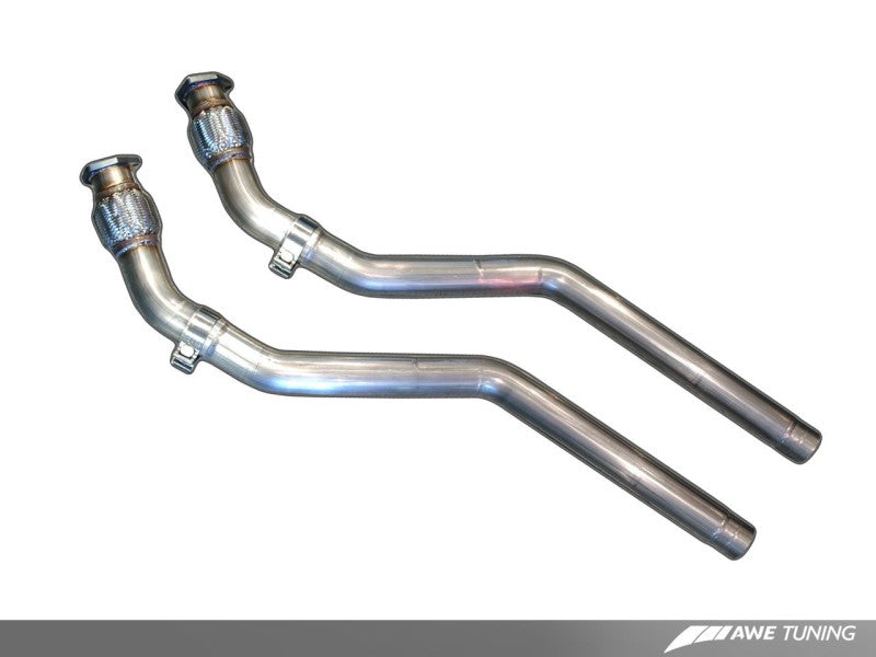 AWE Tuning Audi B8 4.2L Non-Resonated Downpipes for S5-thumbmail-2