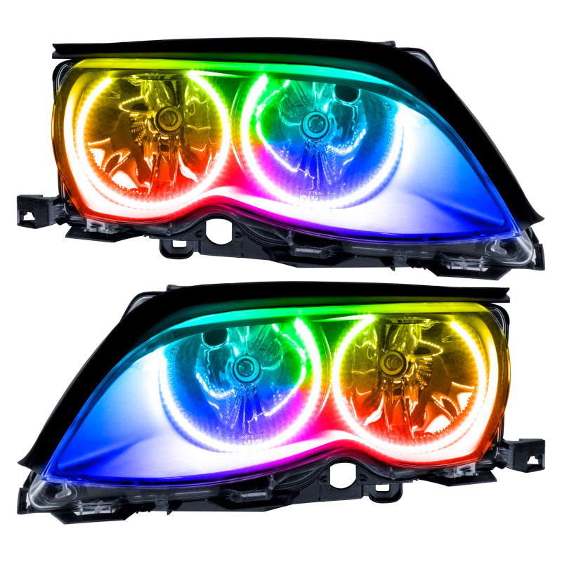 Oracle 02-05 BMW 3 Series SMD HL - Black - ColorSHIFT w/o Controller-thumbmail-2