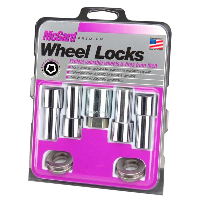McGard Wheel Lock Nut Set - 4pk. (X-Long Shank) 1/2-20 / 13/16 Hex / 2.165in. Length - Chrome-thumbmail-7