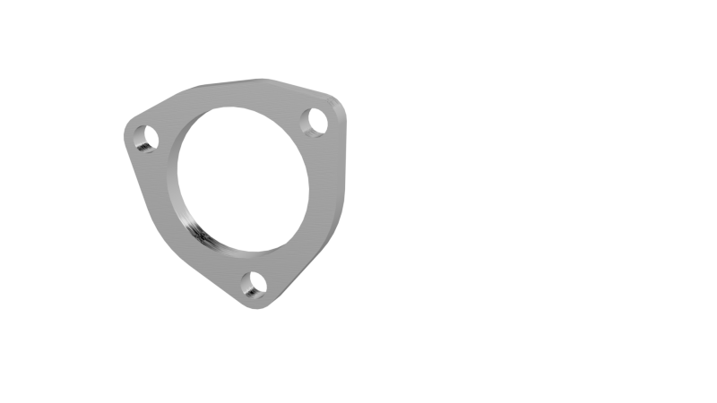 QTP 2.5in Weld-On QTEC 3 Bolt Flange-thumbmail-2