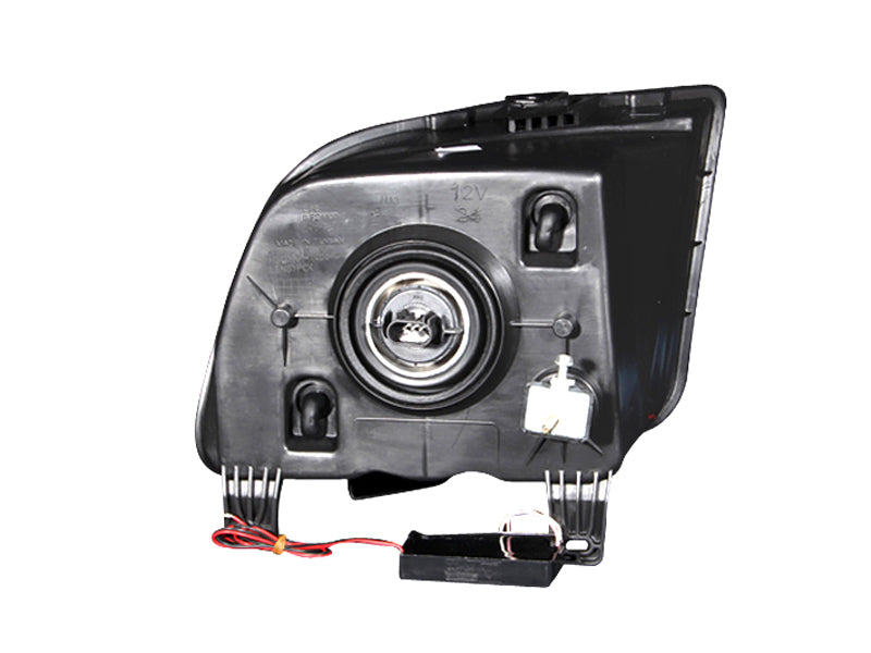 ANZO 2005-2009 Ford Mustang Crystal Headlights w/ Halo Black (CCFL)-thumbmail-14
