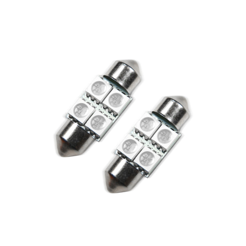Oracle 33MM 4 LED 3-Chip Festoon Bulbs (Pair) - Blue-thumbmail-3