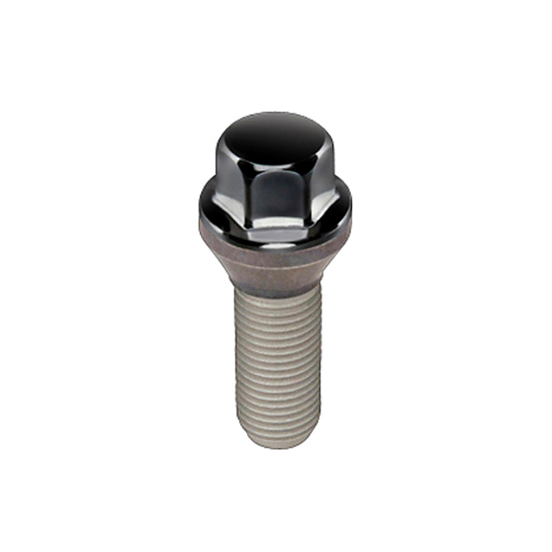 McGard Hex Lug Bolt (Cone Seat) M14X1.5 / 17mm Hex / 28.0mm Shank Length (Box of 50) - Black-thumbmail-2