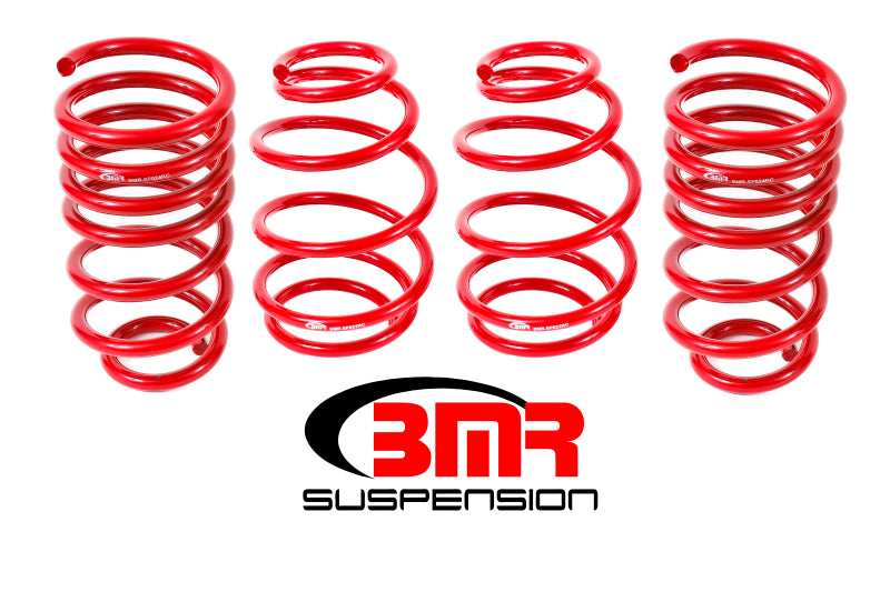 BMR 10-15 5th Gen Camaro V8 Lowering Spring Kit (Set Of 4) - Red-thumbmail-1
