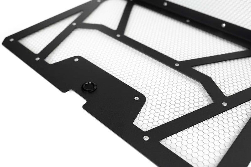 Agency Power 14-18 Polaris RZR XP 1000/XP Turbo Vented Engine Cover - Matte Black/Raw Alum. Mesh-thumbmail-3