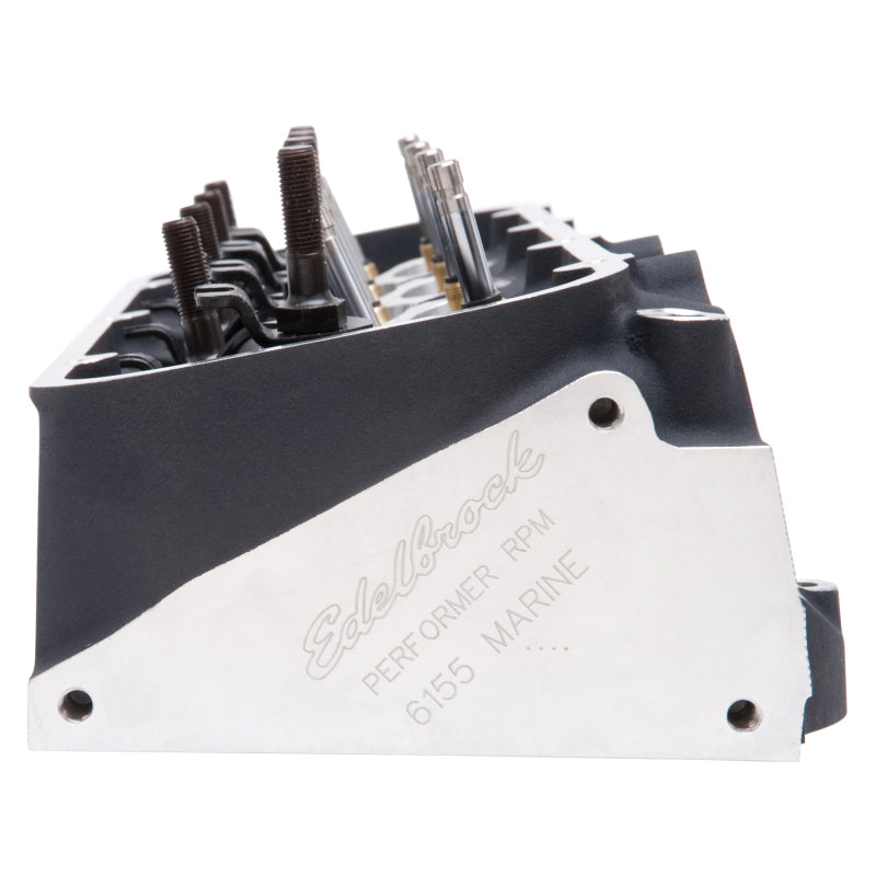 Edelbrock Single Marine BBC Rect Port Head w/ Valves-thumbmail-19