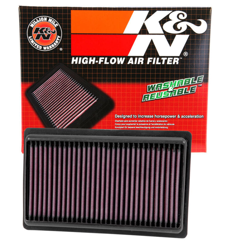 K&N Replacement Panel Air Filter for 2014-2015 Infiniti Q50 3.5L/3.7L V6 (2 Required)-thumbmail-15
