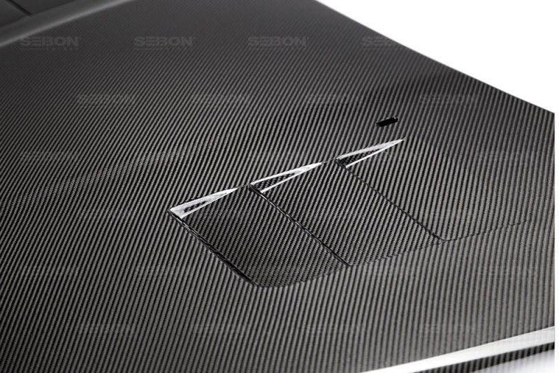 Seibon 15-16 Ford Focus TS-Style Gloss Finish Carbon Fiber Hood-thumbmail-4
