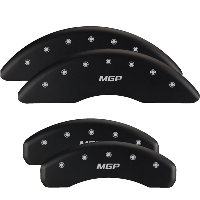MGP 4 Caliper Covers Engraved Front & Rear MGP Black finish silver ch-thumbmail-2