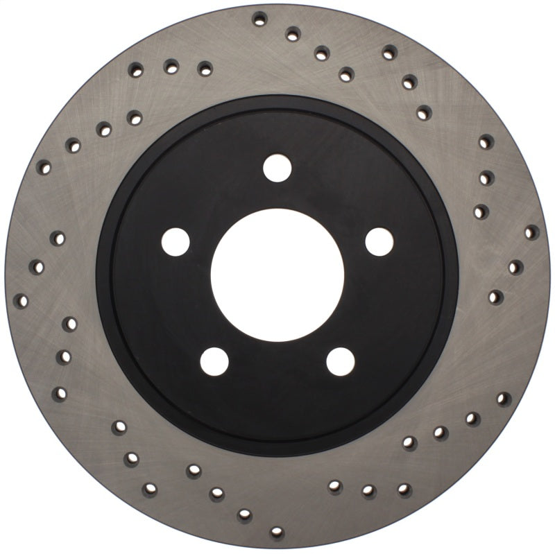 StopTech 05-10 Ford Mustang V6/4.0L / GT V8/4.6L Cross Drilled Left Rear Rotor-thumbmail-13