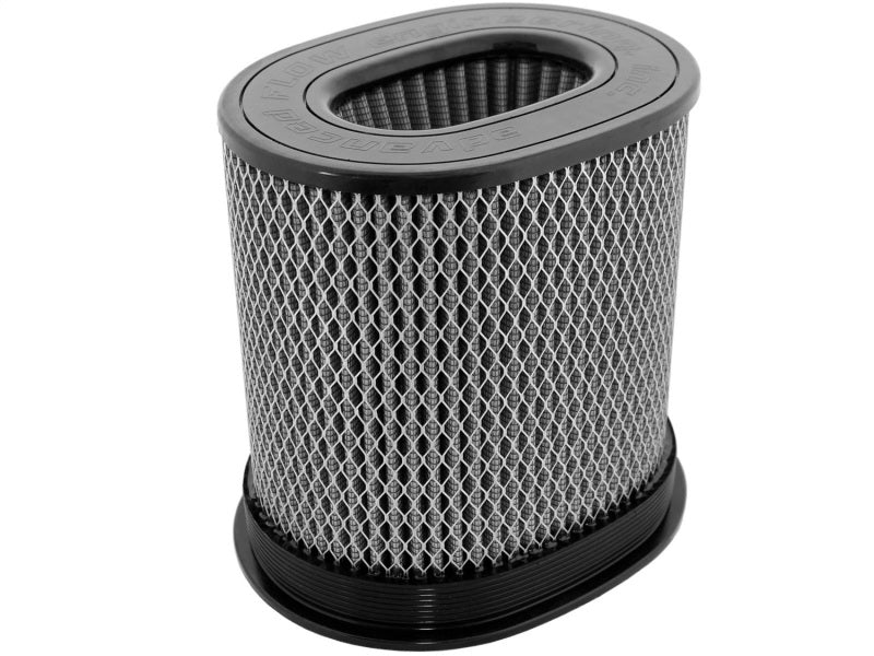 aFe MagnumFLOW HD Air Filters Pro Dry S Oval 7in X 4.75in F 9in X 7in T X 9H-thumbmail-1