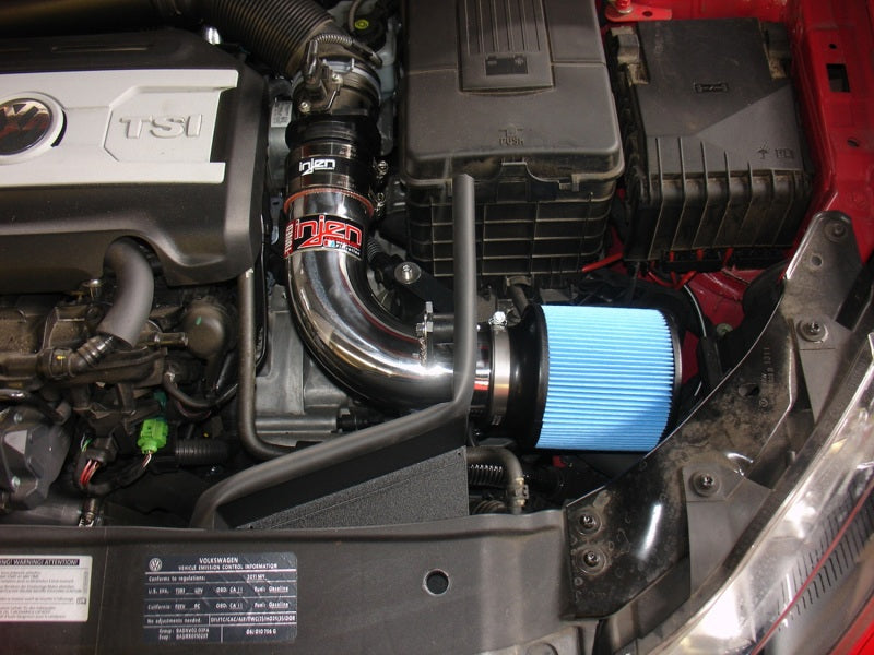 Injen 10-12 VW MK6 GTI 2.0L TSI Black Short Ram Intake w/ Heat Shield-thumbmail-4