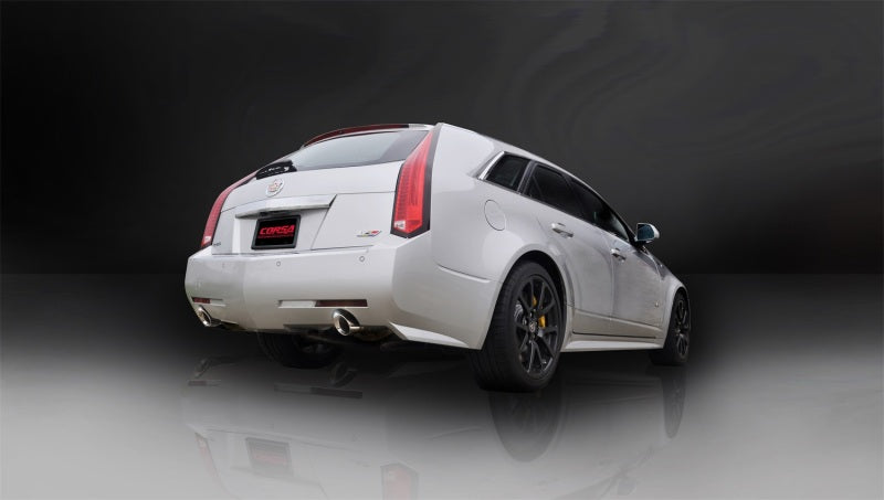 Corsa 11-13 Cadillac CTS Wagon V 6.2L V8 Polished Sport Axle-Back Exhaust-thumbmail-4