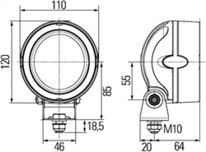 Hella Work Lamp Na 0Gr Md1224 Lt Mb3 1Gm-thumbmail-6