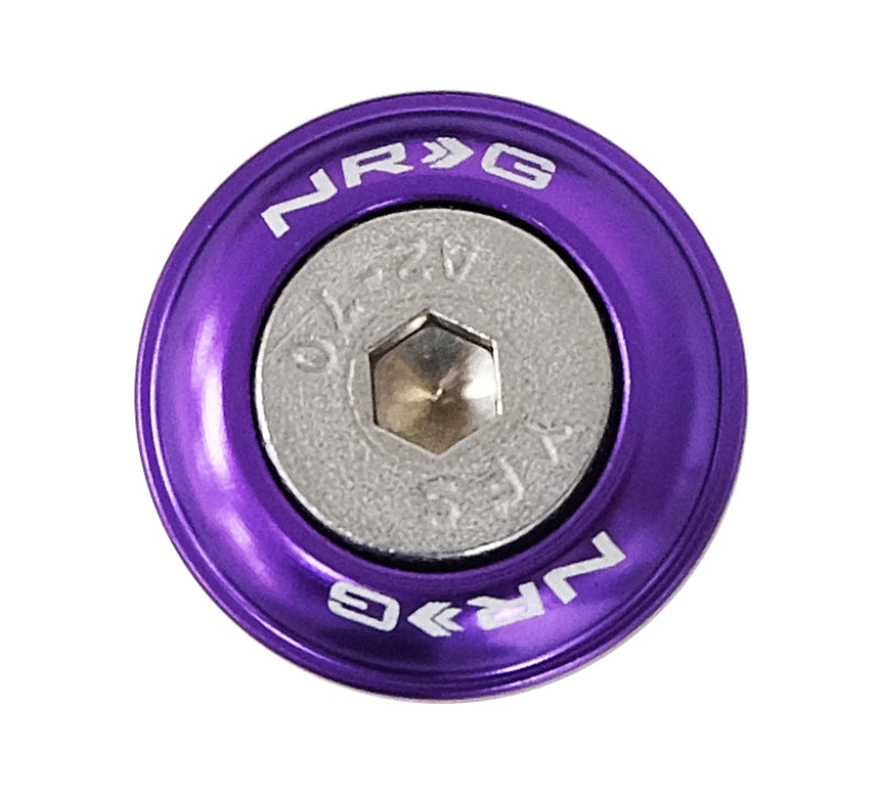 NRG Fender Washer Kit w/Rivets For Plastic (Purple) - Set of 10-thumbmail-3