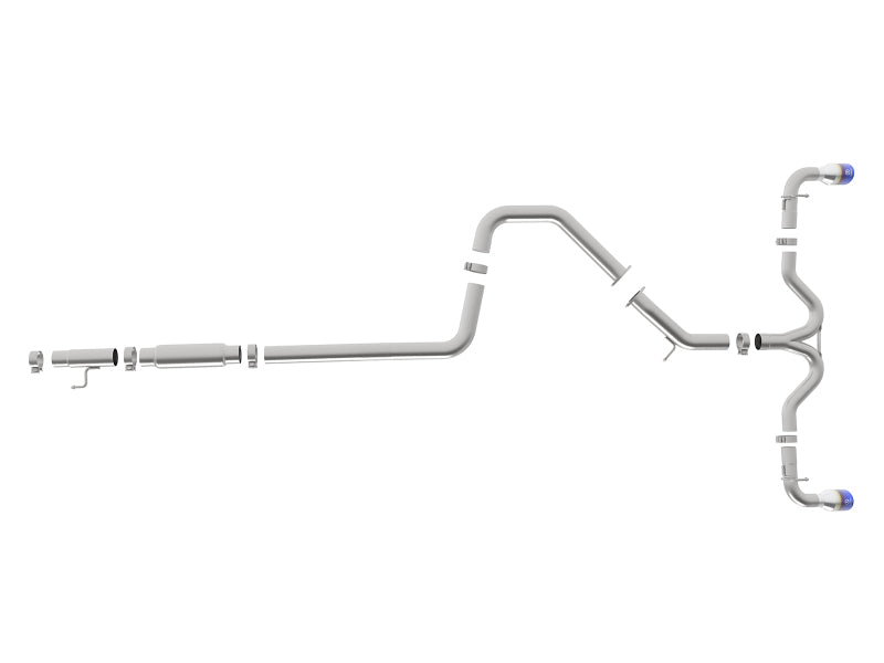 aFe Takeda 304SS Cat-Back Exhaust w/Blue Flame Tips 2018 Hyundai Elantra GT Sport I4 1.6L (t)-thumbmail-7
