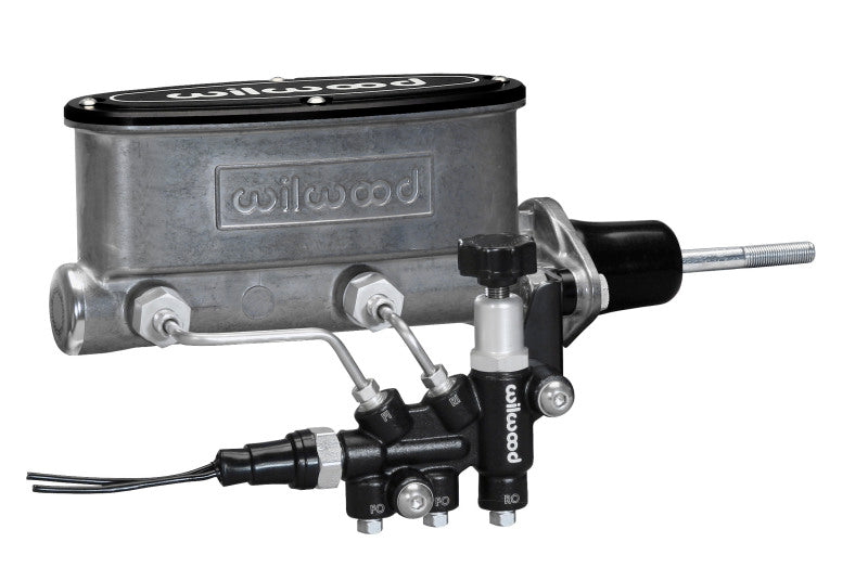 Wilwood HV Tandem M/C Kit w L/H Bracket & Prop Valve - 7/8in Bore-W/Pushrod-thumbmail-2