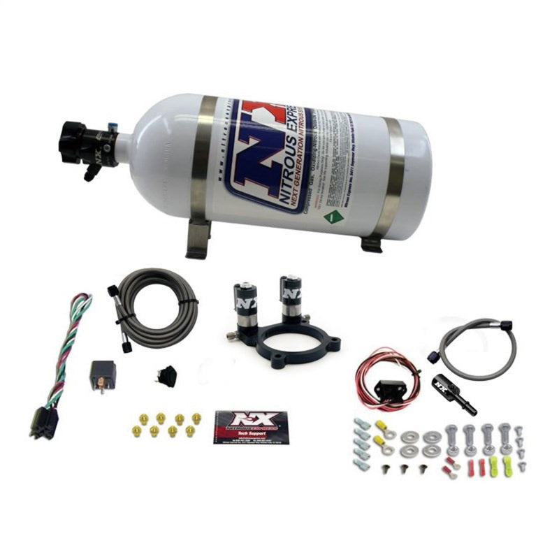 Nitrous Express Ford 3.5L/3.7L V6 Nitrous Plate Kit w/10lb Bottle-thumbmail-2