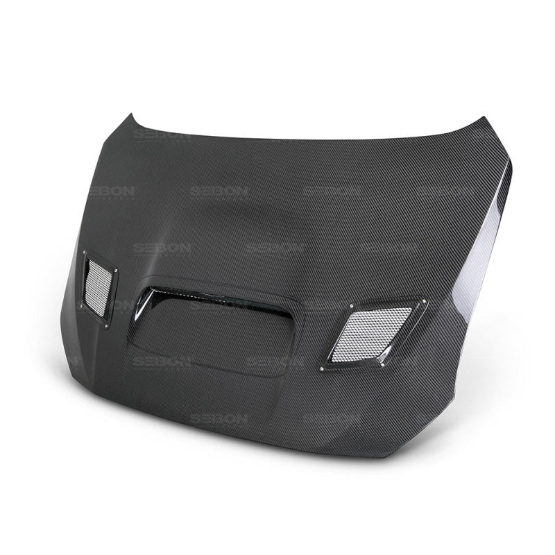 Seibon 15-17 Subaru Impreza WRX/STI CS Style Carbon Fiber Hood-thumbmail-3
