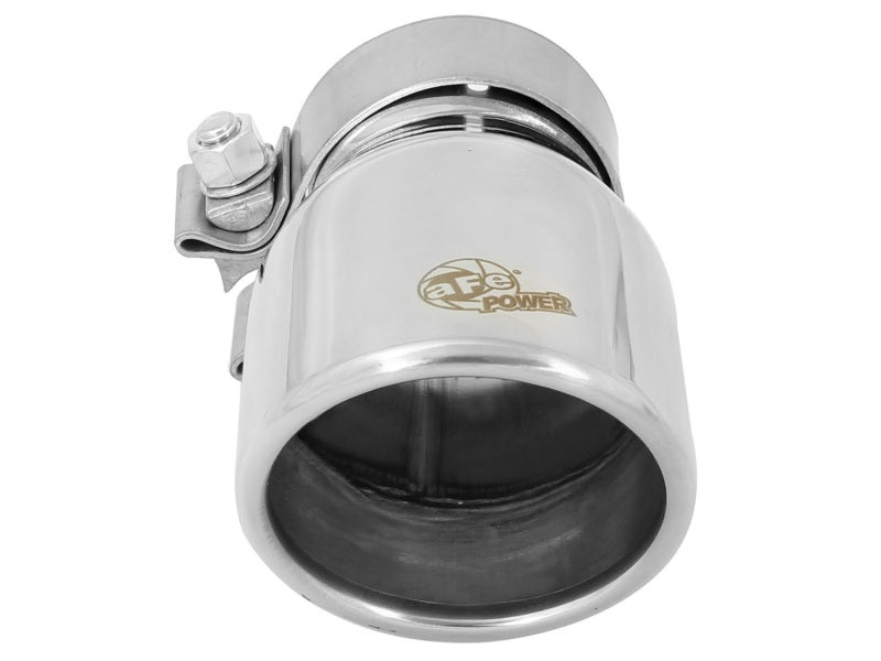 aFe MACH Force-Xp 2.5in Inlet x 3-1/2in Outlet x 6in Length 2.5in 304 Stainless Steel Exhaust Tip-thumbmail-6