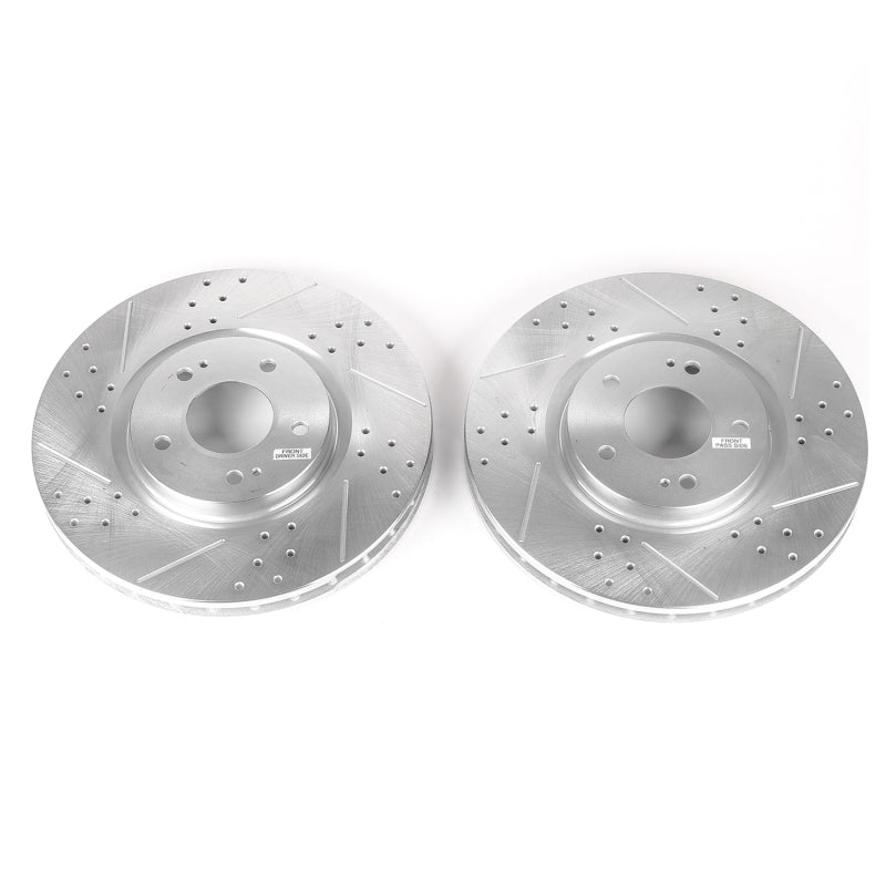 Power Stop 03-06 Mitsubishi Lancer Front Evolution Drilled & Slotted Rotors - Pair-thumbmail-2