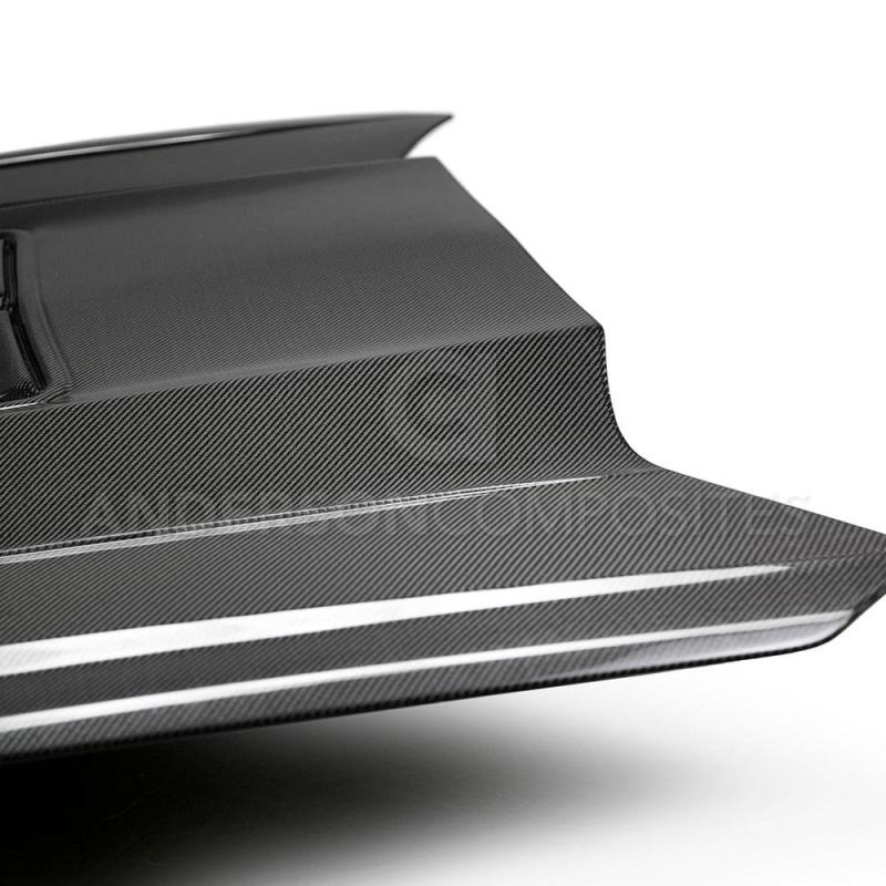 Anderson Composites 16-19 Chevrolet Camaro Double Sided Carbon Fiber Type-T2 Style Hood-thumbmail-8