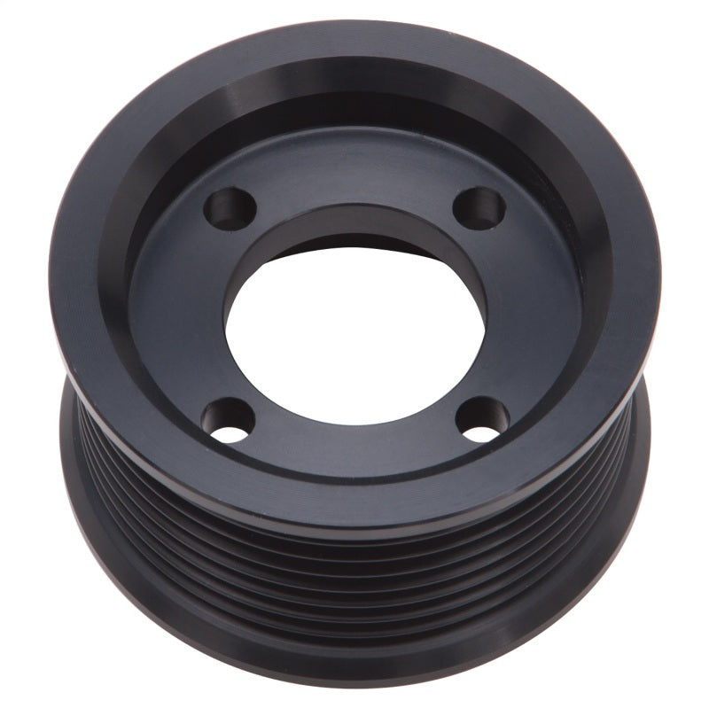 Edelbrock Pulley SC E_Force 2 75In 8 Rib Black-thumbmail-2