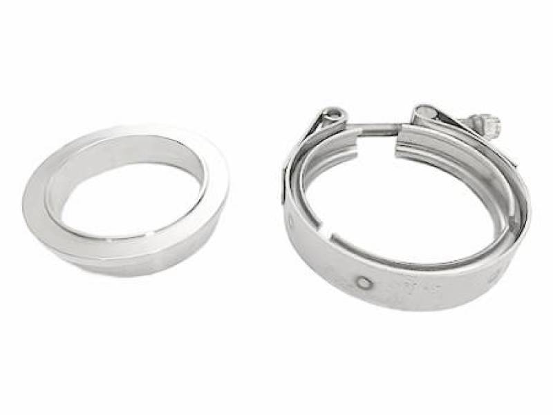 ATP Stainless Manifold Flange and Clamp set (For Garrett Undivided V-band Entry Housing)-thumbmail-1