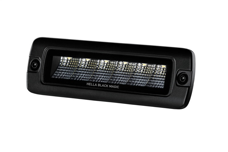 Hella Universal Black Magic 6 L.E.D. Flush Mount Mini Light Bar - Flood Beam-thumbmail-17