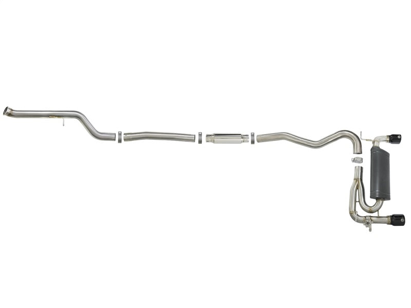 aFe MACH Force-Xp 3in 304 SS Cat-Back Exhaust w/ Black Tips 12-15 BMW 335i (F30) L6 3.0L (t) N55-thumbmail-8