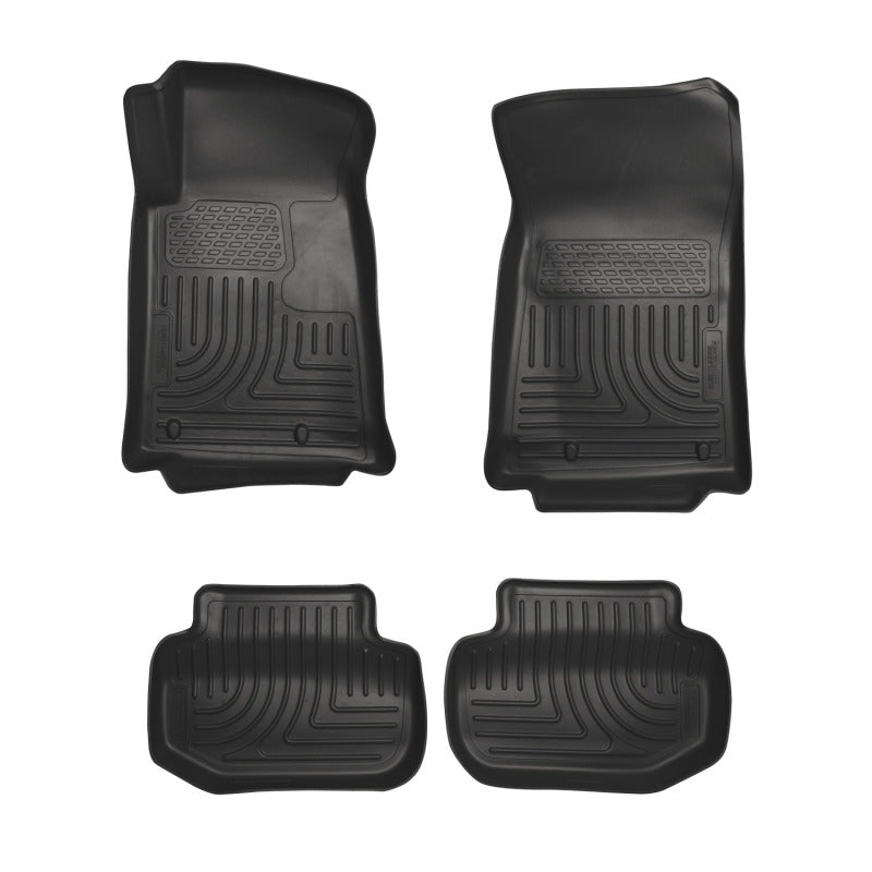 Husky Liners 10-12 Chevrolet Camaro WeatherBeater Combo Black Floor Liners-thumbmail-2