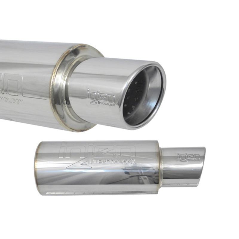 Injen 2 3/8 Universal Muffler w/Stainless Steel resonated rolled tip (Injen embossed logo)-thumbmail-7