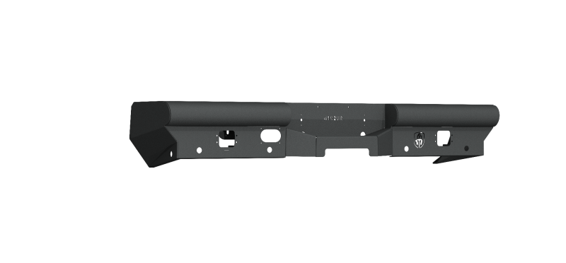 Road Armor 19-20 Ram 2500 Vaquero Rear Non-Winch Bumper 6 Sensor- Tex Blk-thumbmail-1