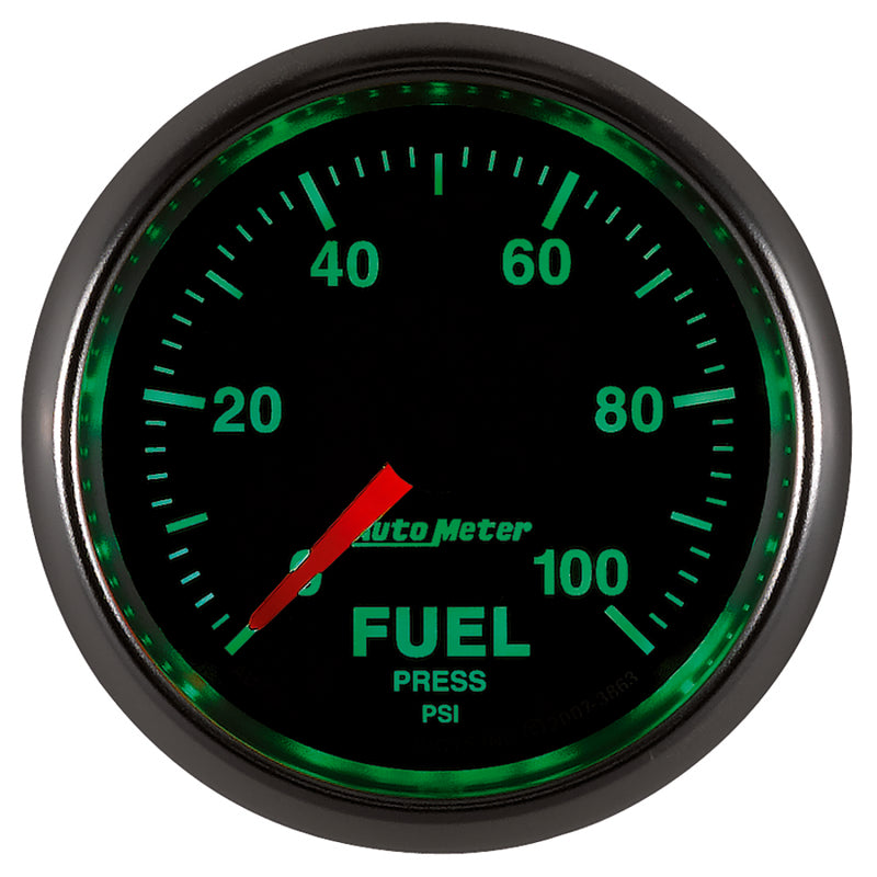 Autometer GS 0-100 PSI Full Sweep Electronic Fuel Pressure Gauge-thumbmail-4