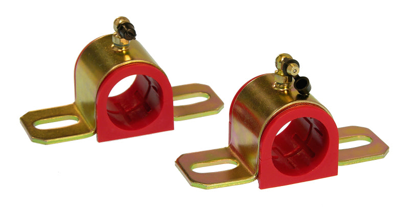 Prothane Universal 90 Deg Greasable Sway Bar Bushings - 1 5/16in - Type B Bracket - Red-thumbmail-1