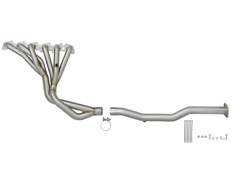 aFe Power Twisted Steel Long Tube Header & Connection Pipes 01-16 Nissan Patrol (Y61) V8-4.8L-thumbmail-6