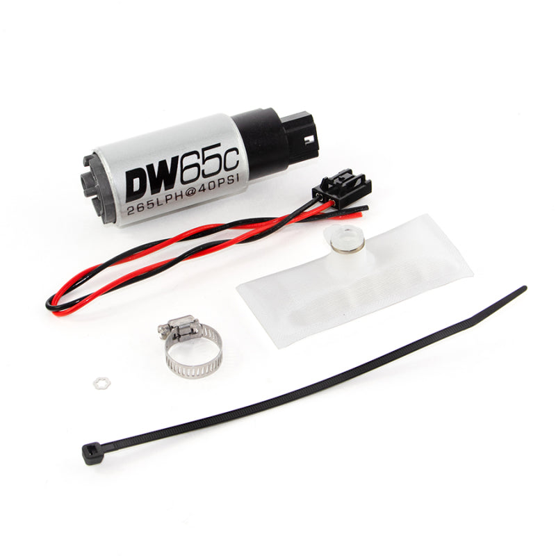 DeatschWerks 88-91 BMW 325i DW65C 265lph Compact Fuel Pump w/ Install Kit (w/o Mounting Clips)-thumbmail-2