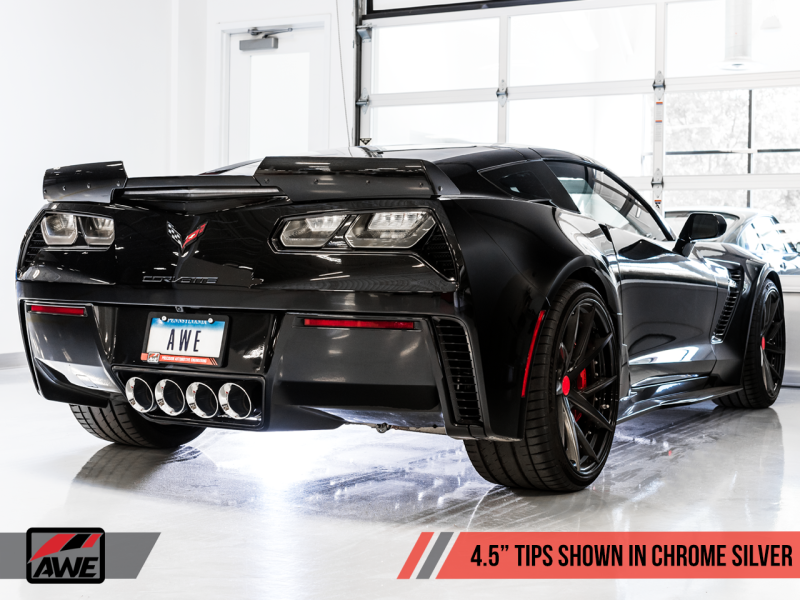 AWE Tuning 14-19 Chevy Corvette C7 Z06/ZR1 (w/o AFM) Touring Edition Axle-Back Exhaust w/Chrome Tips-thumbmail-8